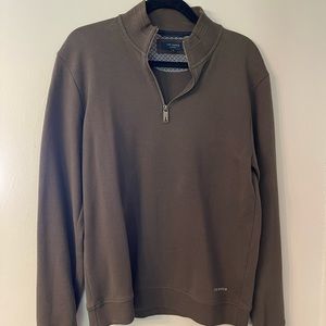Ted Baker Olive Funnel/ Mock Neck Pullover - Size 3 / M